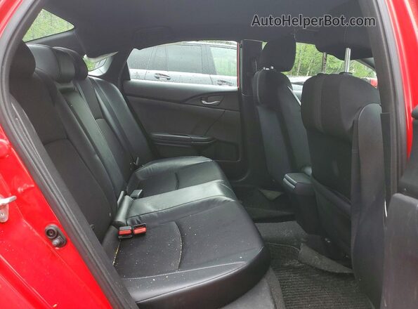2HGFC2F84KH018320 2019 HONDA CIVIC Red Вид задніх сидінь
