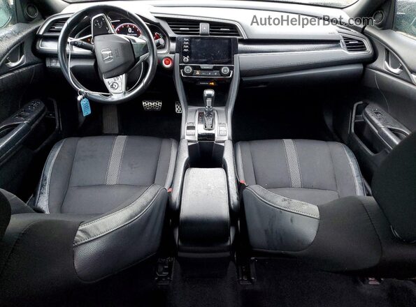 2HGFC2F84KH518414 2019 HONDA CIVIC Black Widok deski rozdzielczej