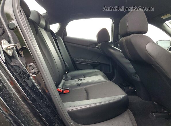 2HGFC2F84KH518414 2019 HONDA CIVIC Black Widok tylnych siedzeń