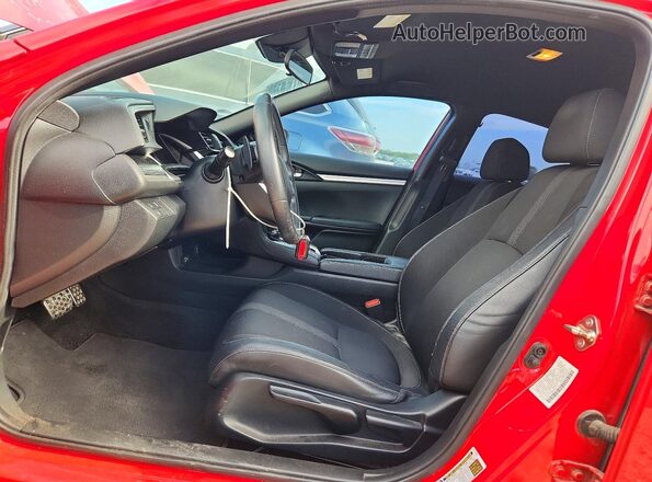 2HGFC2F84KH527145 2019 HONDA CIVIC Red Front interior view