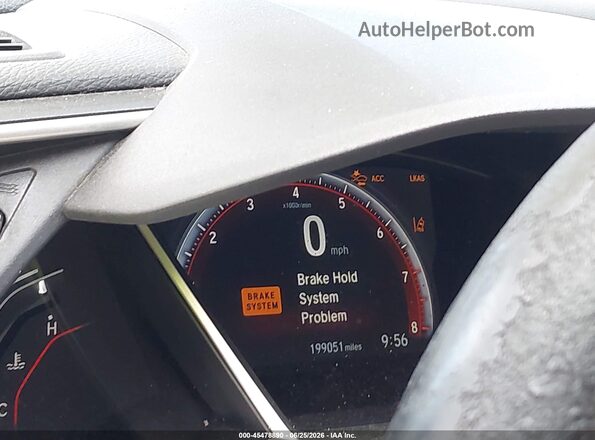 2HGFC2F84KH539179 2019 HONDA CIVIC Black Vista de los asientos traseros