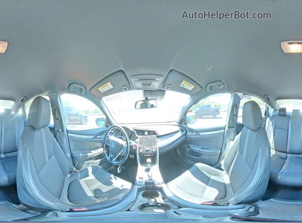 2HGFC2F84KH553079 2019 HONDA CIVIC Blue VIN კოდის სტიკერის ხედი