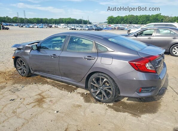 2HGFC2F84KH592089 2019 HONDA CIVIC Gray 