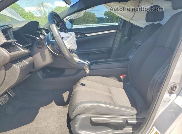 2HGFC2F84KH598586 2019 HONDA CIVIC Silver Front interior view