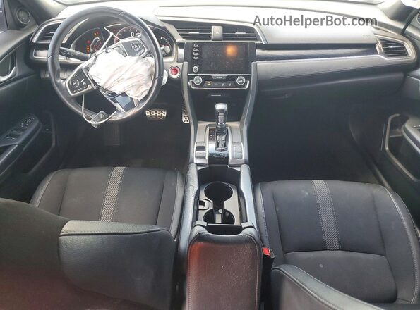 2HGFC2F84KH598586 2019 HONDA CIVIC Silver Dashboard view