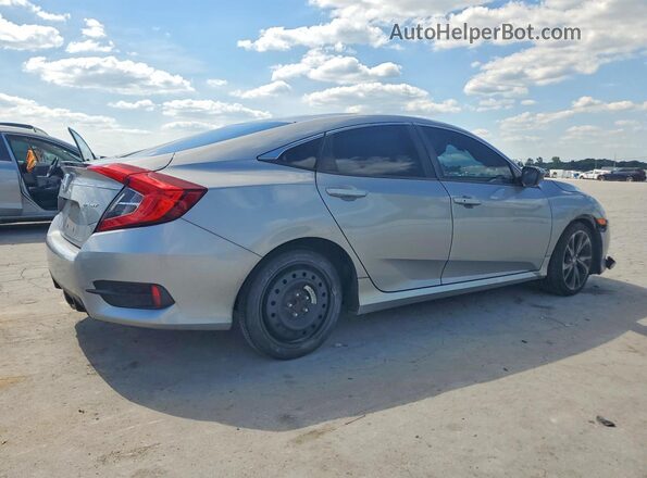 2HGFC2F84KH598586 2019 HONDA CIVIC Silver Rear right