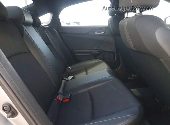 2HGFC2F84KH598586 2019 HONDA CIVIC Silver Rear seats view
