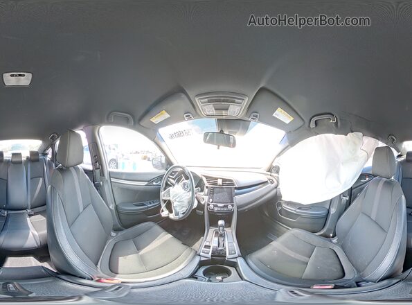2HGFC2F84KH598586 2019 HONDA CIVIC Silver VIN sticker view