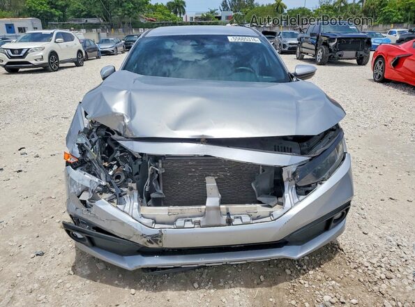 2HGFC2F84KH600448 2019 HONDA CIVIC Серебряный Вид спереди