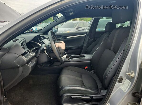 2HGFC2F84KH600448 2019 HONDA CIVIC Серебряный Вид салона спереди