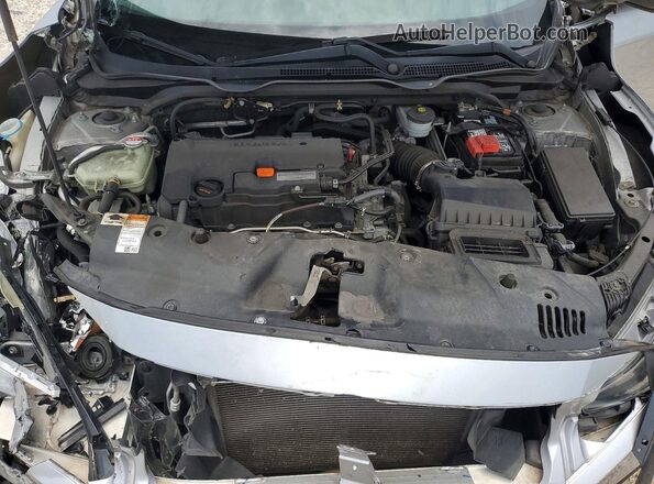 2HGFC2F84KH600448 2019 HONDA CIVIC Серебряный Вид задней части салона
