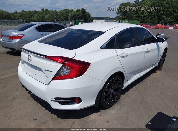 2HGFC2F84LH552631 2020 HONDA CIVIC White Rear right