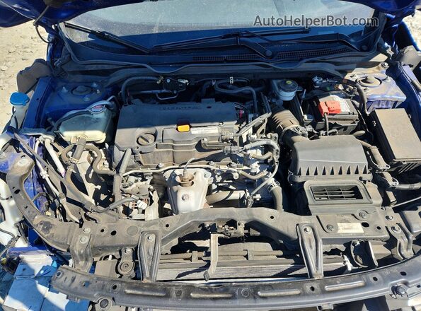 2HGFC2F84LH584544 2020 HONDA CIVIC Синий Вид задней части салона