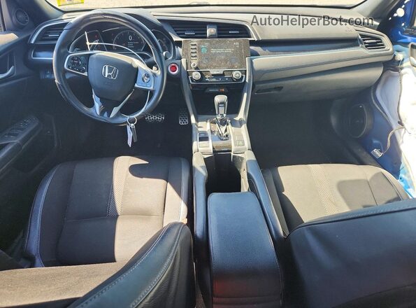 2HGFC2F84LH584544 2020 HONDA CIVIC Синий Вид панели приборов
