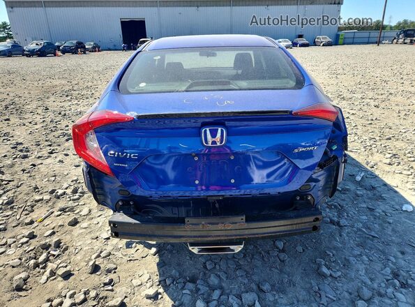 2HGFC2F84LH584544 2020 HONDA CIVIC Синий Вид сзади