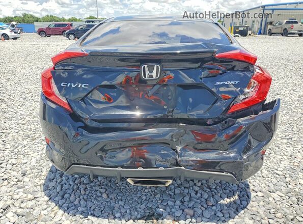 2HGFC2F84LH592191 2020 HONDA CIVIC Черный Вид сзади