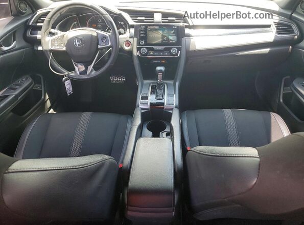 2HGFC2F84LH592191 2020 HONDA CIVIC Черный Вид панели приборов