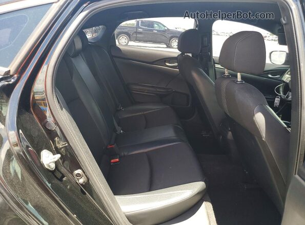 2HGFC2F84LH592191 2020 HONDA CIVIC Черный Вид задних сидений