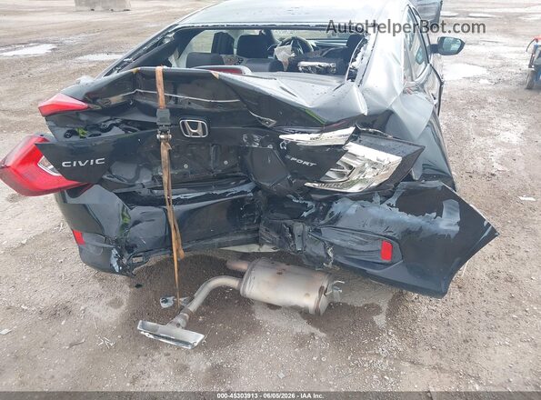 2HGFC2F84LH599772 2020 HONDA CIVIC Black წინა ხედი