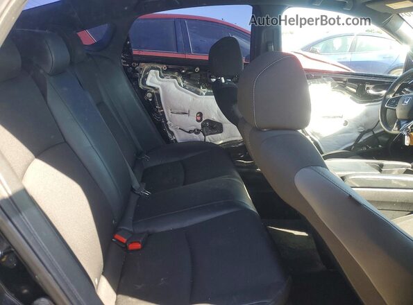 2HGFC2F84MH504998 2021 HONDA CIVIC Black Rear seats view