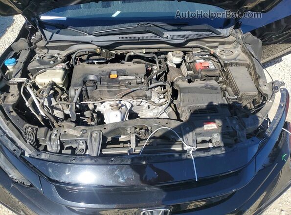 2HGFC2F84MH504998 2021 HONDA CIVIC Black Rear interior view