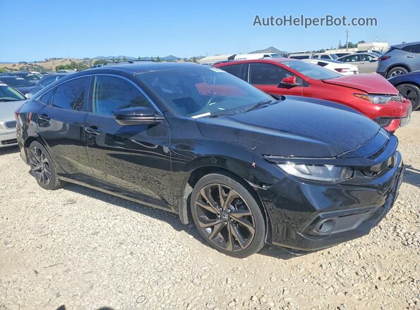 2HGFC2F84MH504998 2021 HONDA CIVIC Black Front right