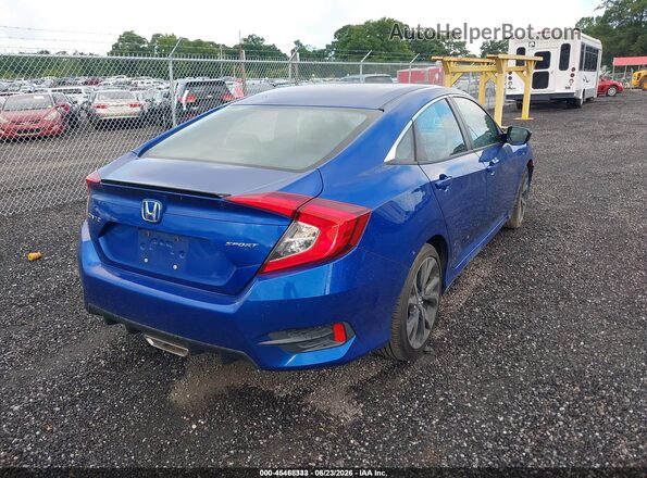 2HGFC2F84MH519078 2021 HONDA CIVIC Blue უკანა მარჯვენა