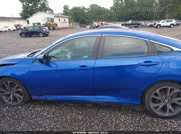 2HGFC2F84MH519078 2021 HONDA CIVIC Blue სალონის 360-გრადუსიანი ხედი