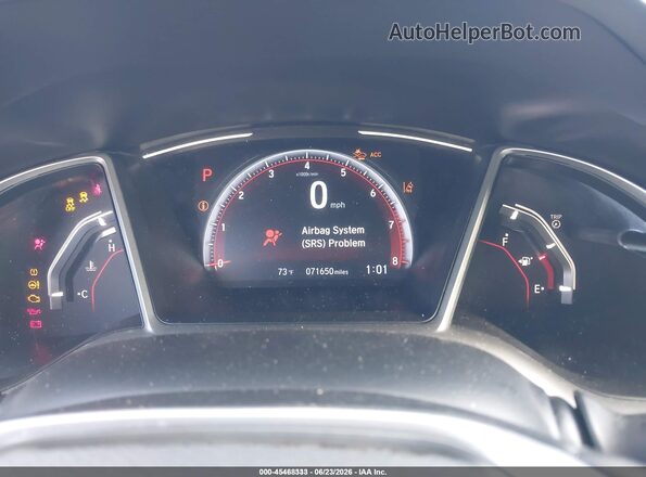 2HGFC2F84MH519078 2021 HONDA CIVIC Blue უკანა სავარძლების ხედი