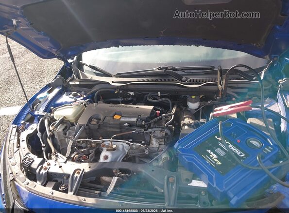 2HGFC2F84MH519078 2021 HONDA CIVIC Blue უკანა ხედი