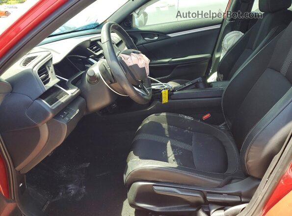 2HGFC2F84MH524376 2021 HONDA CIVIC Red Widok wnętrza z przodu