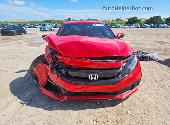 2HGFC2F84MH524376 2021 HONDA CIVIC Red Widok z przodu