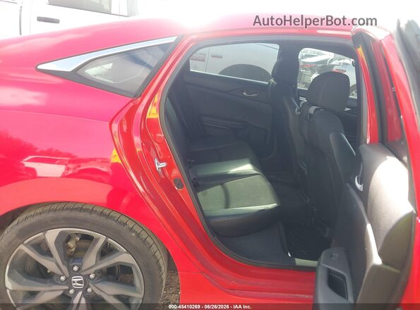 2HGFC2F84MH536737 2021 HONDA CIVIC Красный Вид наклейки с VIN-кодом
