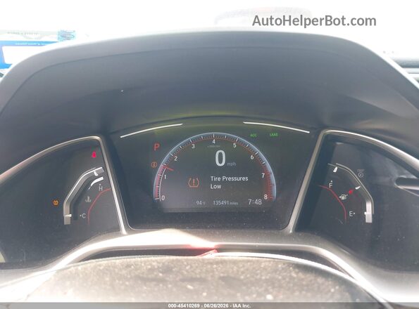2HGFC2F84MH536737 2021 HONDA CIVIC Красный Вид задних сидений