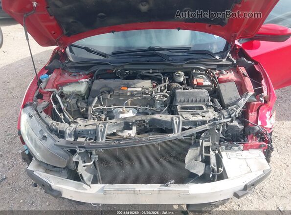 2HGFC2F84MH536737 2021 HONDA CIVIC Красный Вид сзади