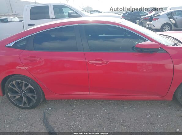 2HGFC2F84MH536737 2021 HONDA CIVIC Красный Панорамный вид салона 360°