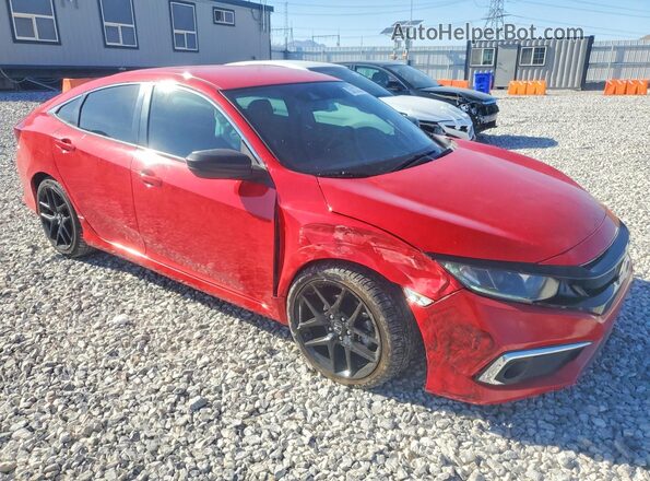 2HGFC2F85KH501413 2019 HONDA CIVIC Red Առջևի աջ