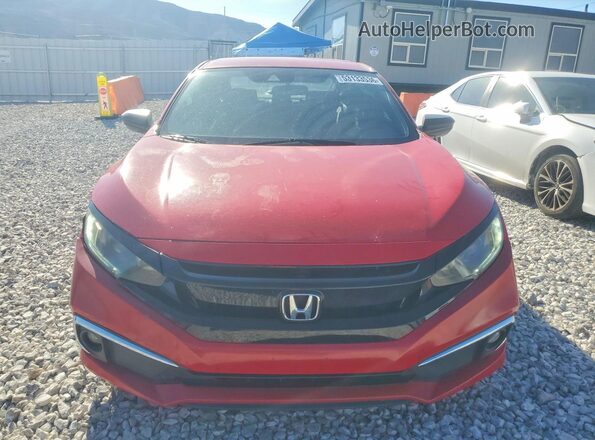 2HGFC2F85KH501413 2019 HONDA CIVIC Red Դիմացի տեսք