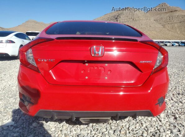 2HGFC2F85KH501413 2019 HONDA CIVIC Red Հետևի տեսք
