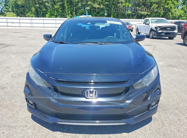 2HGFC2F85KH503128 2019 HONDA CIVIC Black წინა ხედი
