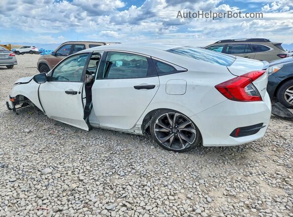2HGFC2F85KH514761 2019 HONDA CIVIC White Rear left