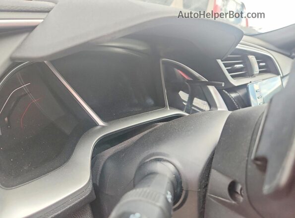 2HGFC2F85KH514761 2019 HONDA CIVIC White Instrument cluster view