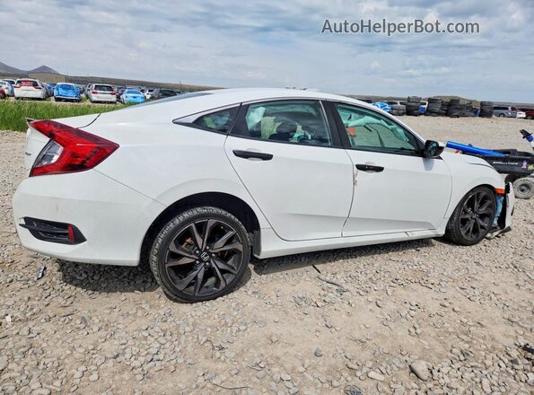 2HGFC2F85KH514761 2019 HONDA CIVIC White Rear right
