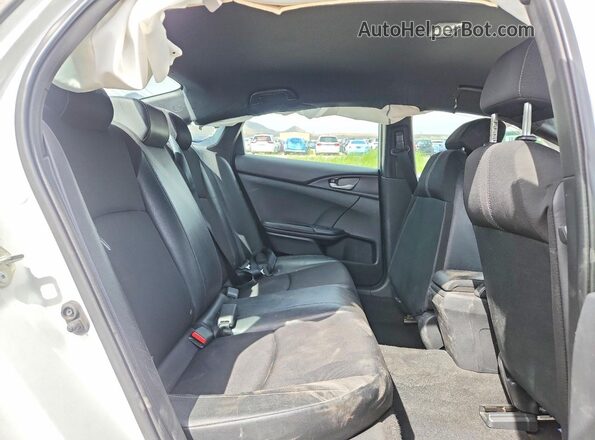 2HGFC2F85KH514761 2019 HONDA CIVIC White Rear seats view