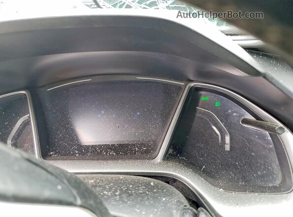 2HGFC2F85KH529602 2019 HONDA CIVIC Black ხელსაწყოთა პანელის ხედი