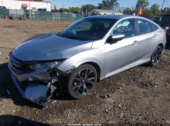 2HGFC2F85KH536999 2019 HONDA CIVIC Silver 