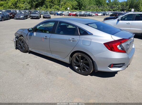 2HGFC2F85KH556041 2019 HONDA CIVIC Silver Հետևի ձախ