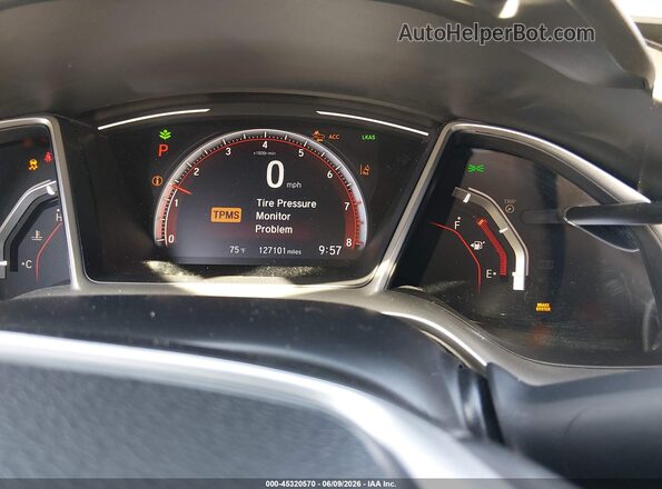2HGFC2F85KH556041 2019 HONDA CIVIC Silver Հետևի նստատեղերի տեսք