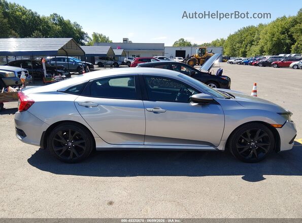 2HGFC2F85KH556041 2019 HONDA CIVIC Silver Սալոնի 360 աստիճան տեսք