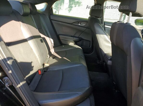 2HGFC2F85KH594109 2019 HONDA CIVIC Black Հետևի նստատեղերի տեսք